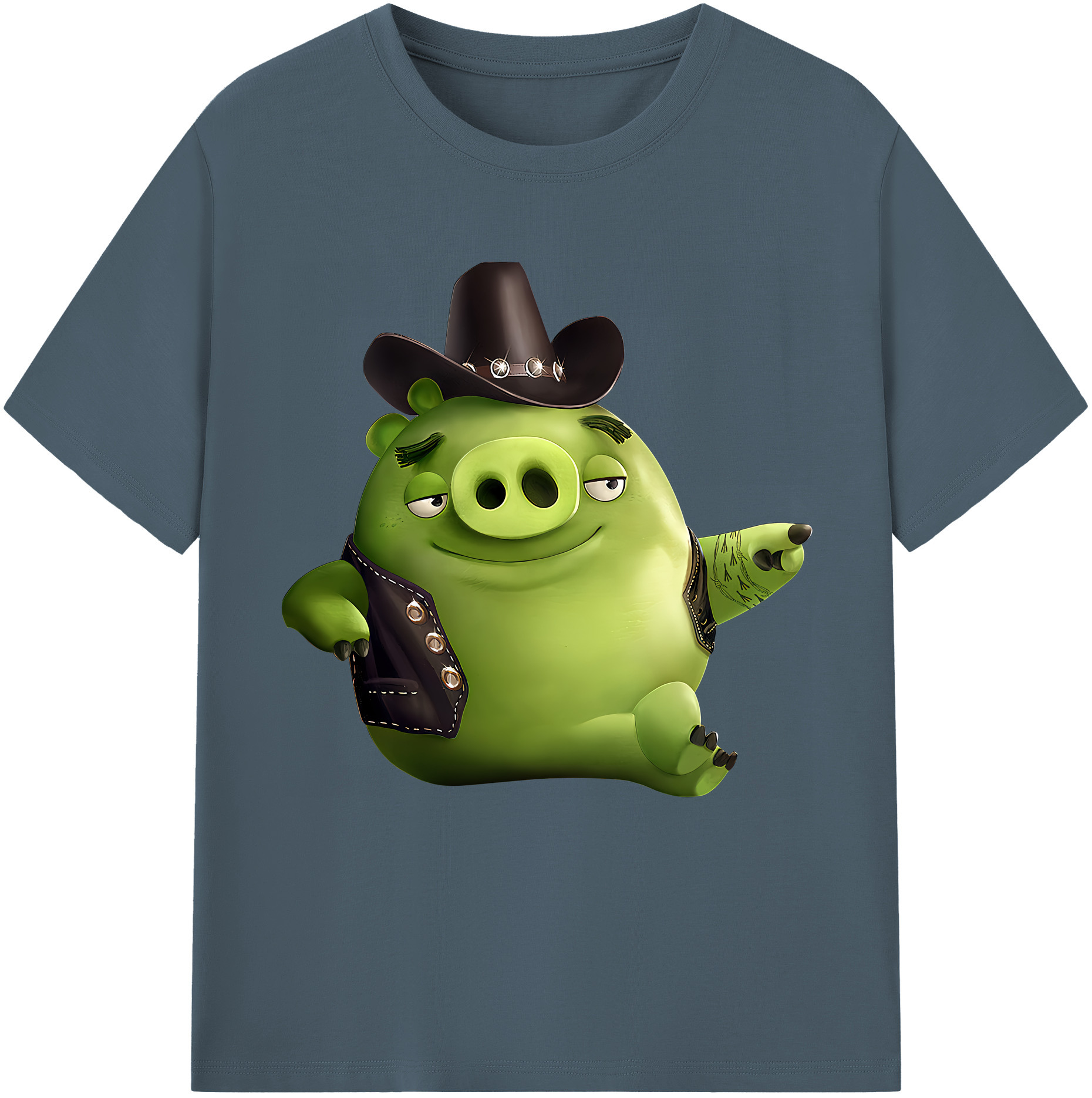 （画像用） Angry Birds アングリーバード 綿100％半袖Tシャツ（フロントプリント）
